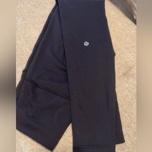 Lululemon Black Wunder Train Leggings